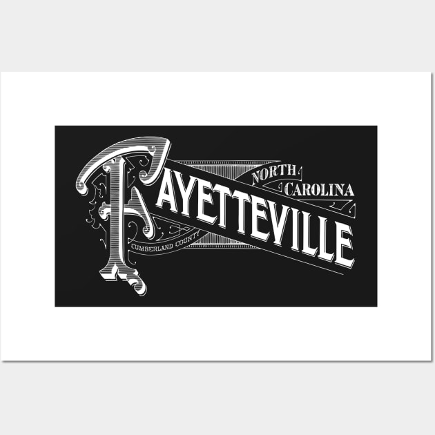 Vintage Fayetteville, NC Wall Art by DonDota